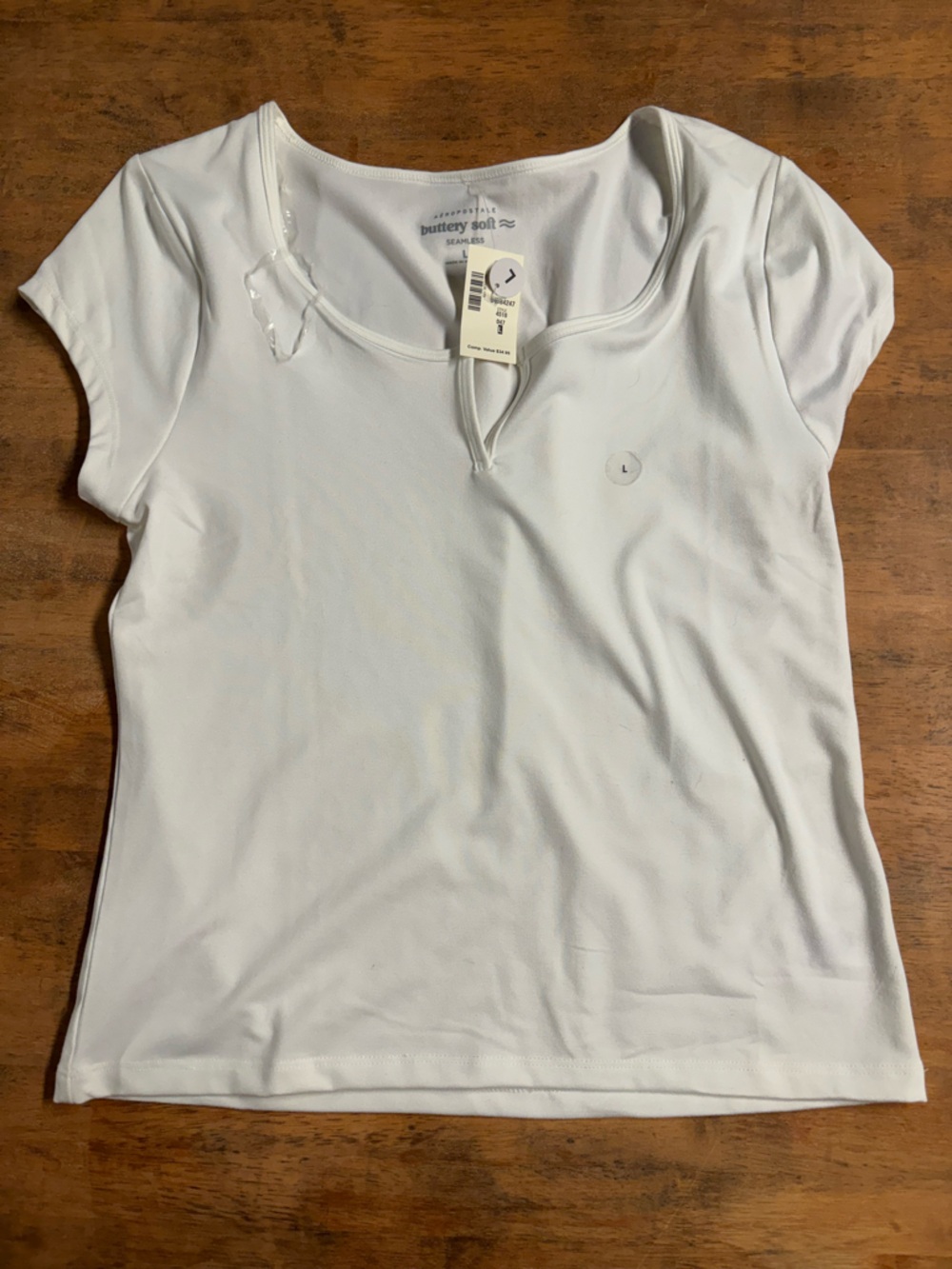 Aeropostale White Short Sleeve Tee